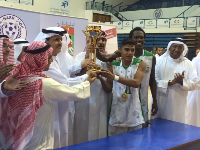 برغم الخسارة اليوم : مستقبل كرة السلة السعودية أبطالاً لخليجي 15 في دبي 